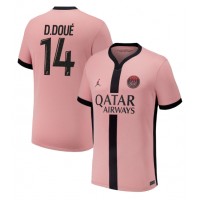 Echipament fotbal Paris Saint-Germain Desire Doue #14 Tricou Treilea 2024-25 maneca scurta